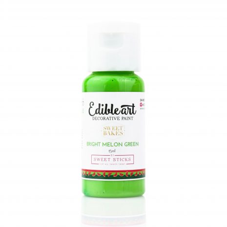 Edible Art Paint 15ml - Bright Melon Green