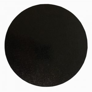 13" Black Round Masonite Cake Boards - Bulk 10 Pack