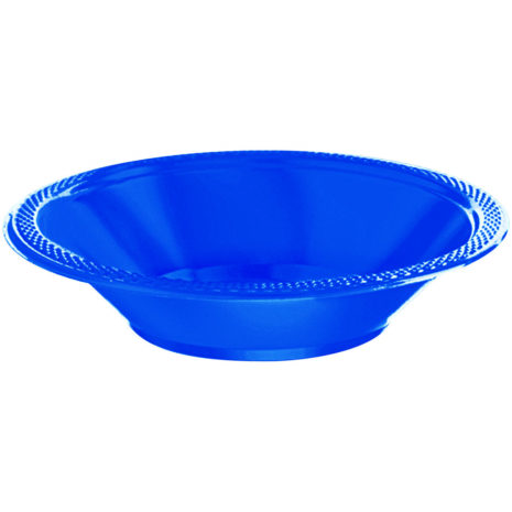 Blue Plastic Bowls