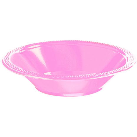 Pink Plastic Bowls