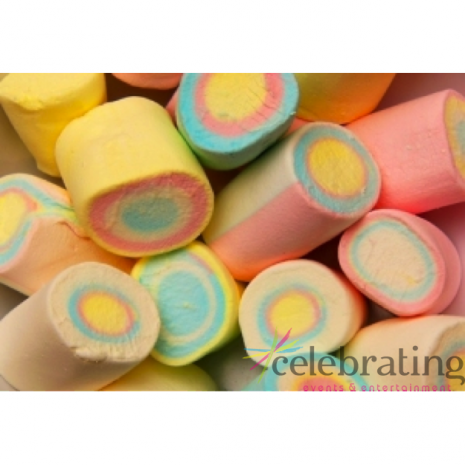 Large Vanilla Marshmallows Pastel Assortment 1kg