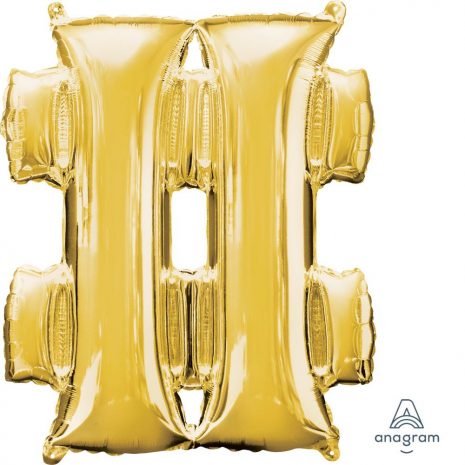 # Gold Jumbo Foil Balloon