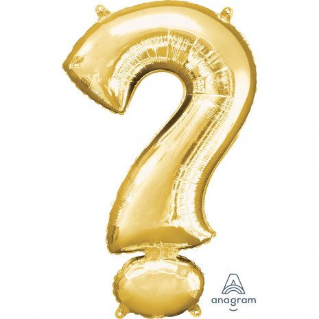 ? Gold Jumbo Foil Balloon