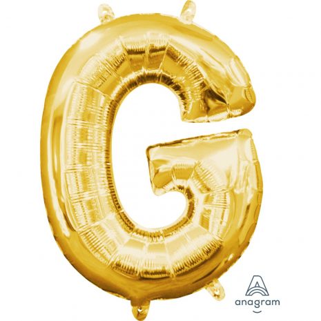 G Gold Jumbo Foil Balloon