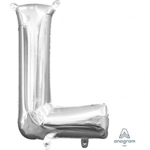 L Silver Jumbo Foil Balloon