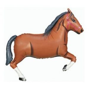 42" Brown Horse Supershape Foil Balloon