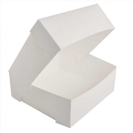 11" White Cake Box