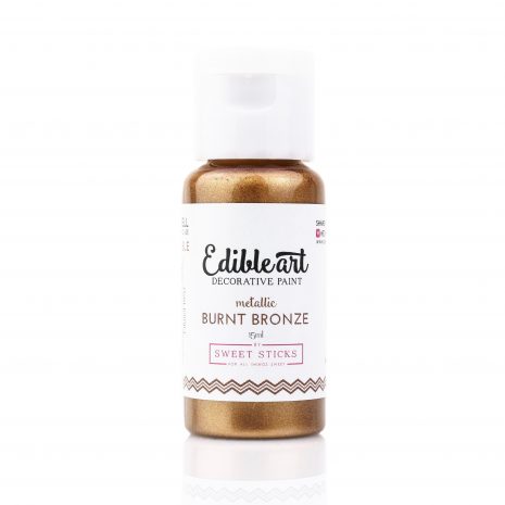 Edible Art Paint 15ml - Burnt Bronze