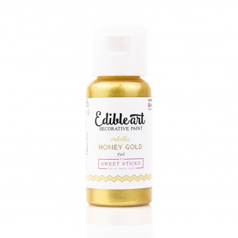 Edible Art Paint 15ml - Honey Gold