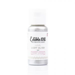 Edible Art Paint 15ml - Light Silver