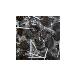 Black Flat Lollipops - Bulk 1kg