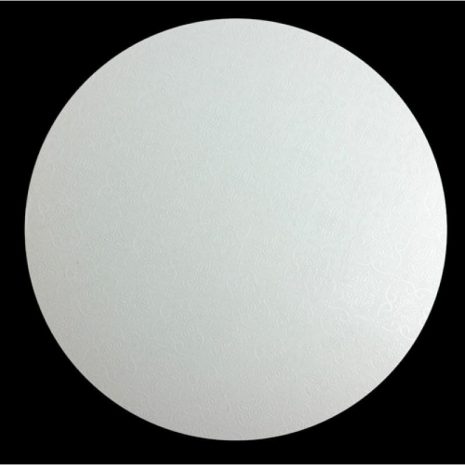 7" White Round Masonite Cake Boards - Bulk 10 Pack