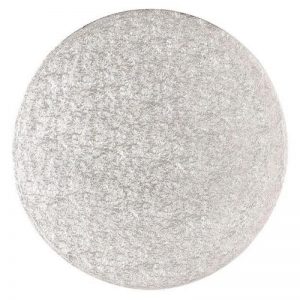 16" Silver Round Masonite Cake Boards - Bulk 10 Pack