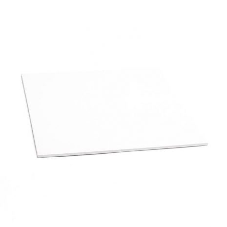 20" White Square Masonite Cake Boards - Bulk 10 Pack