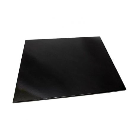 16" Black Square Masonite Cake Boards