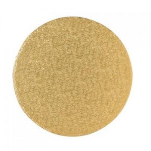 13" Gold Round Masonite Cake Boards - Bulk 10 Pack