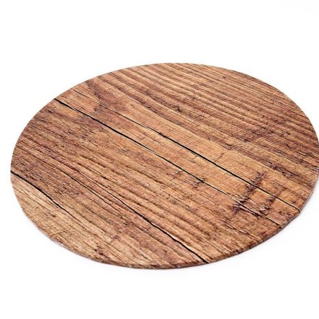 12" Wood Round Masonite Cake Boards - Bulk 5 Pack